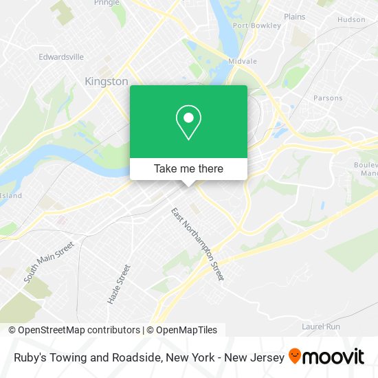 Mapa de Ruby's Towing and Roadside