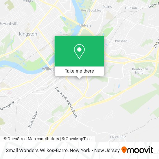 Mapa de Small Wonders Wilkes-Barre