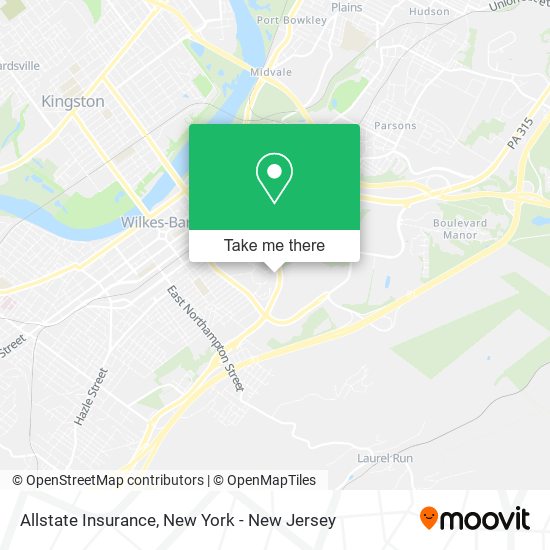 Allstate Insurance map