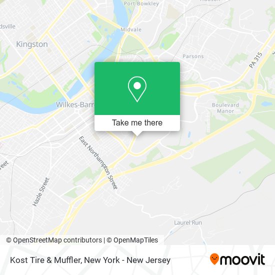 Kost Tire & Muffler map