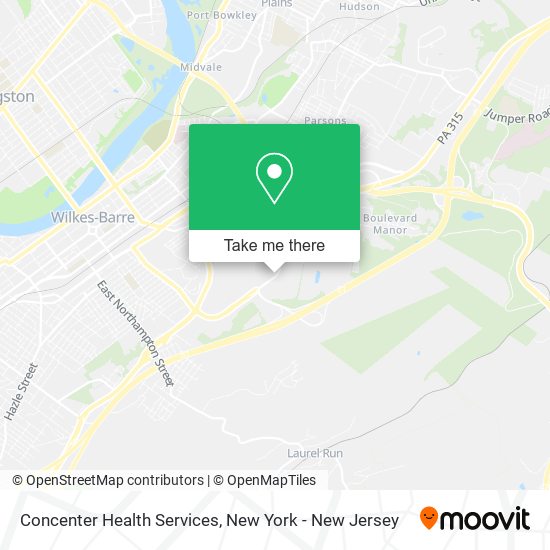 Concenter Health Services map