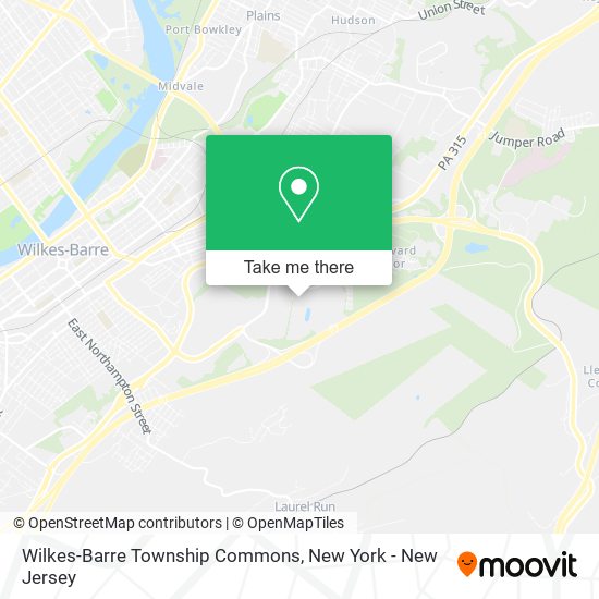 Wilkes-Barre Township Commons map