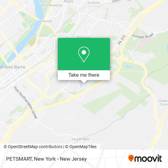 PETSMART map