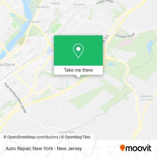 Mapa de Auto Repair