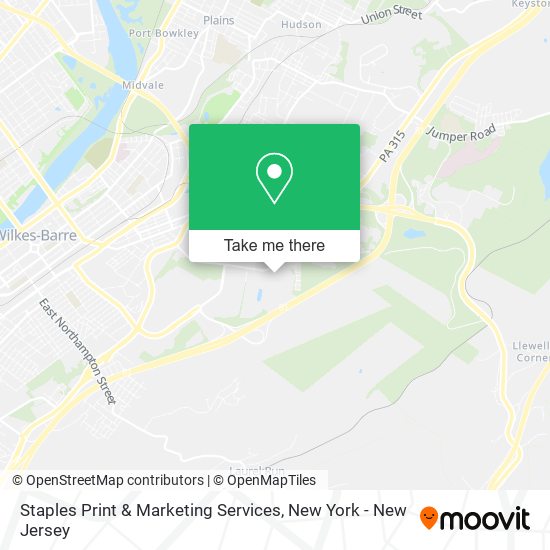 Mapa de Staples Print & Marketing Services