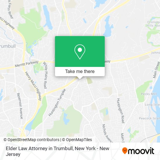 Mapa de Elder Law Attorney in Trumbull