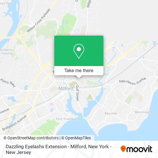 Mapa de Dazzling Eyelashs Extension - Milford