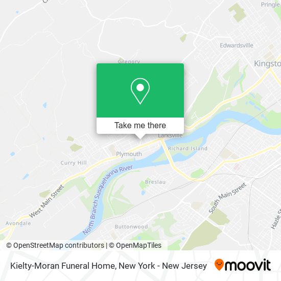 Kielty-Moran Funeral Home map