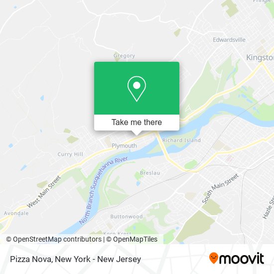 Pizza Nova map