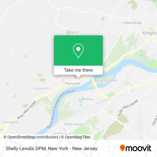 Shelly Levulis DPM map