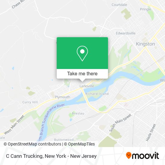 C Cann Trucking map