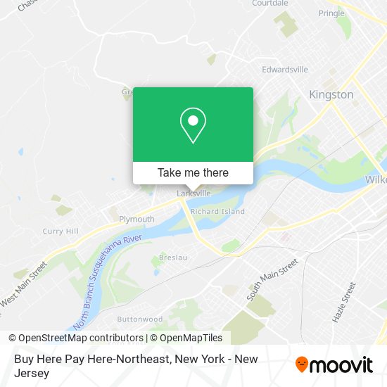 Buy Here Pay Here-Northeast map