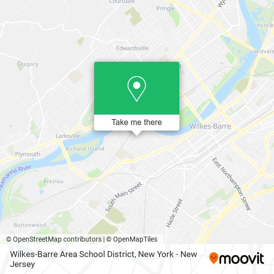 Wilkes-Barre Area School District map