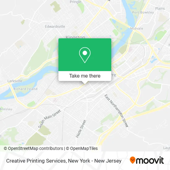 Creative Printing Services map