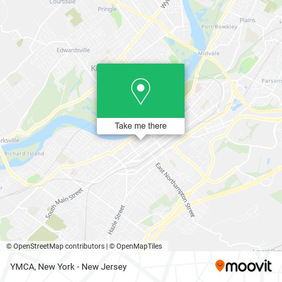 YMCA map