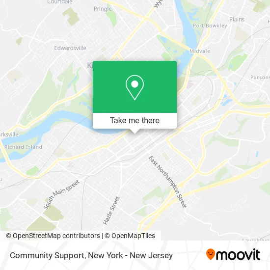 Community Support map