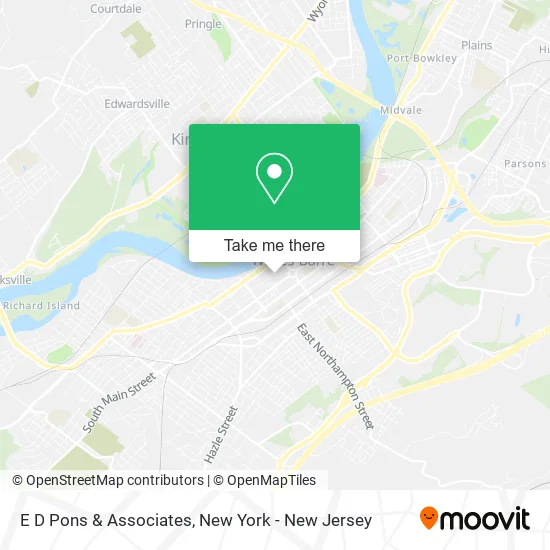 E D Pons & Associates map