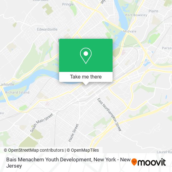 Mapa de Bais Menachem Youth Development