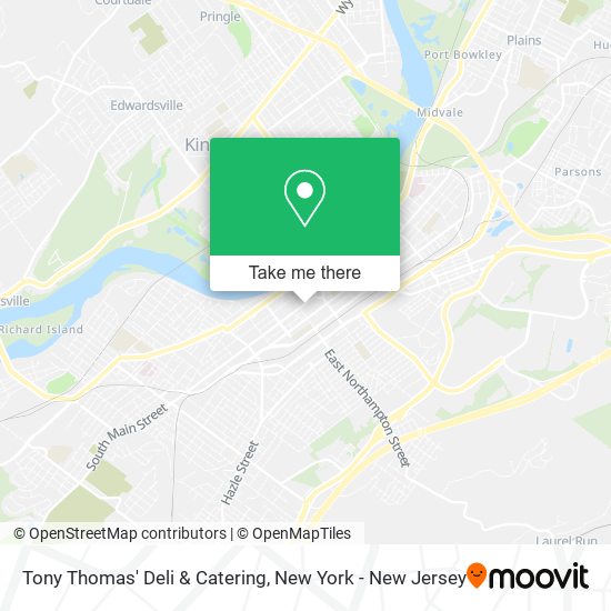 Tony Thomas' Deli & Catering map