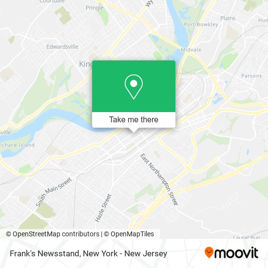 Frank's Newsstand map