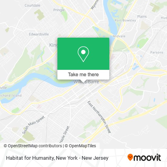 Mapa de Habitat for Humanity