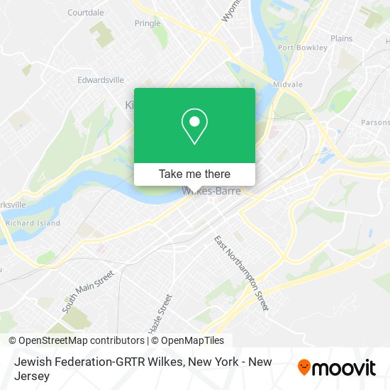 Jewish Federation-GRTR Wilkes map