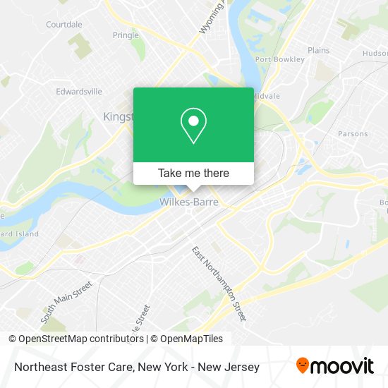 Northeast Foster Care map