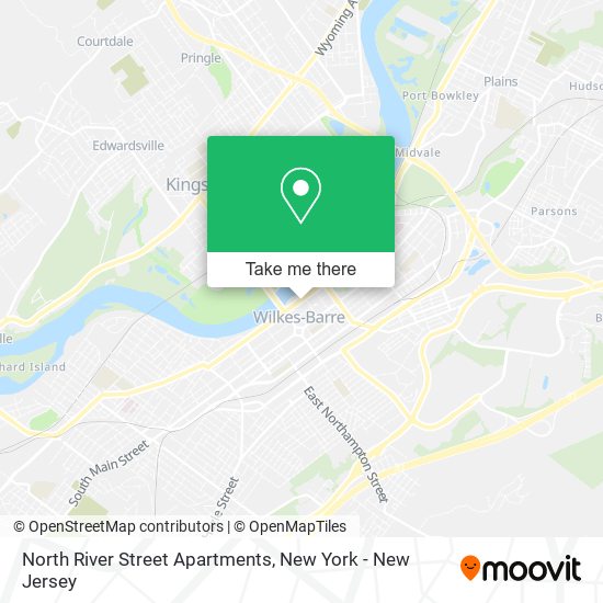 North River Street Apartments map