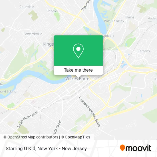 Starring U Kid map