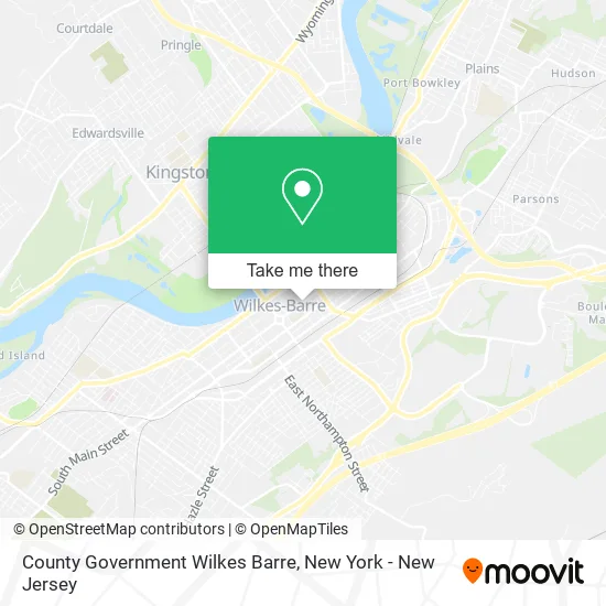 County Government Wilkes Barre map
