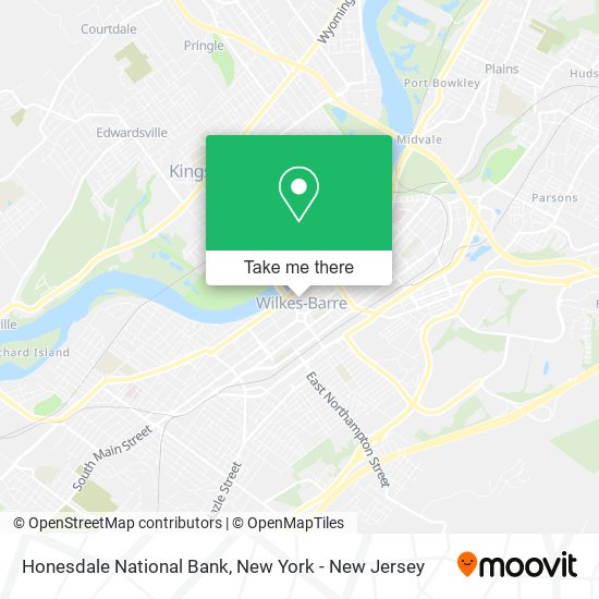 Mapa de Honesdale National Bank