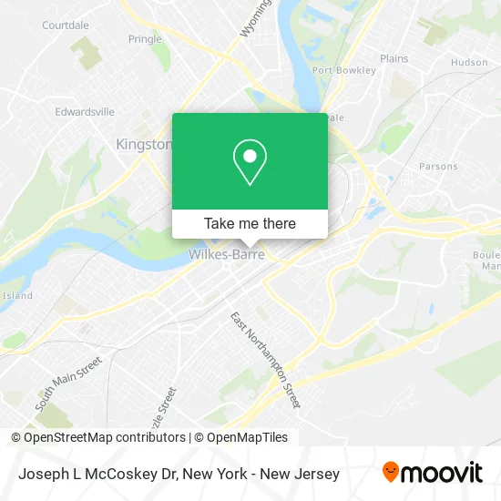 Joseph L McCoskey Dr map