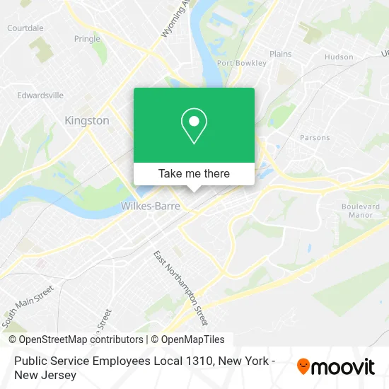 Public Service Employees Local 1310 map