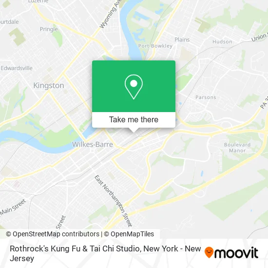 Mapa de Rothrock's Kung Fu & Tai Chi Studio