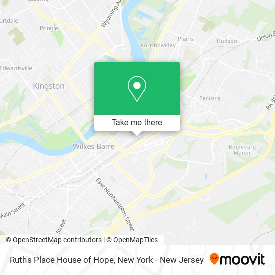 Ruth's Place House of Hope map