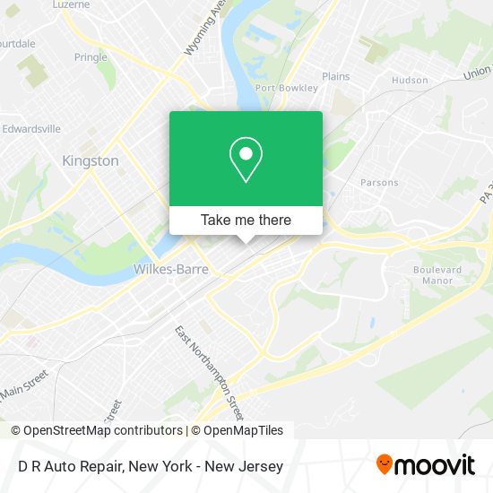 D R Auto Repair map