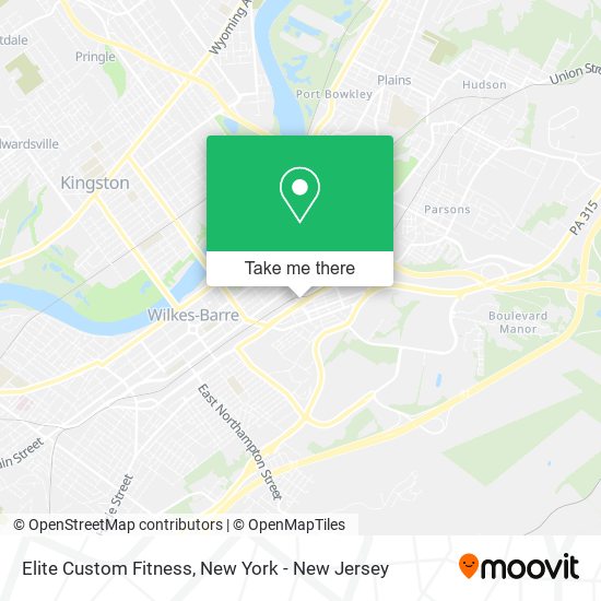 Mapa de Elite Custom Fitness