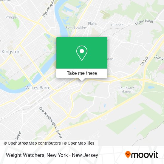 Mapa de Weight Watchers