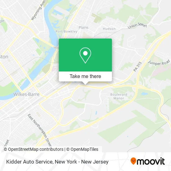 Kidder Auto Service map