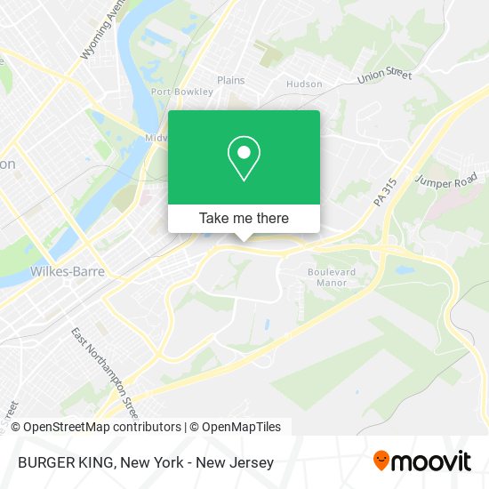Mapa de BURGER KING