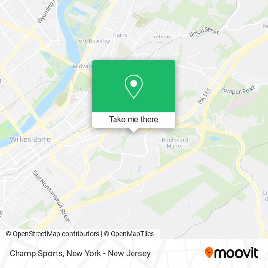 Champ Sports map