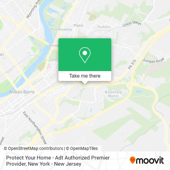 Mapa de Protect Your Home - Adt Authorized Premier Provider