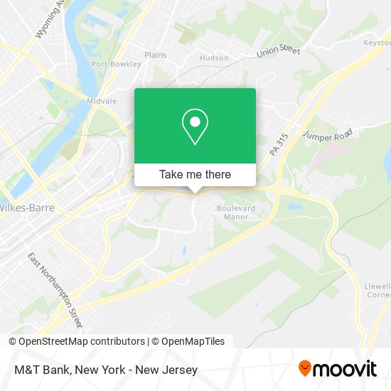 M&T Bank map