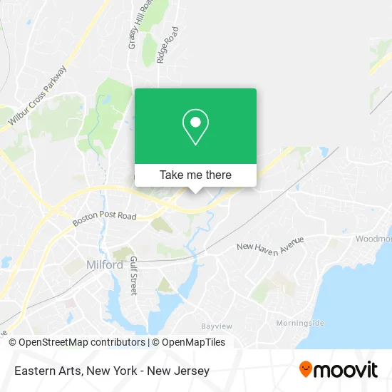 Eastern Arts map