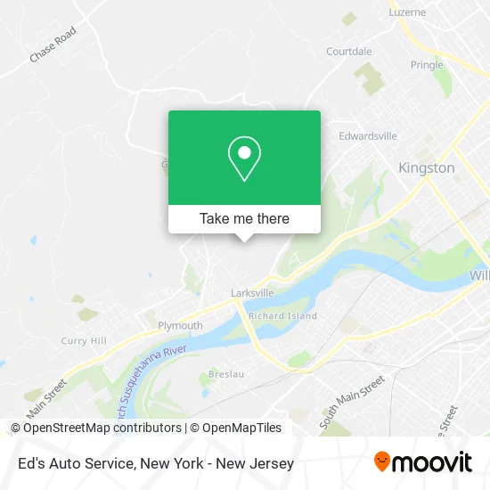 Ed's Auto Service map