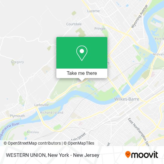 Mapa de WESTERN UNION