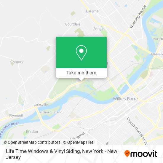 Life Time Windows & Vinyl Siding map
