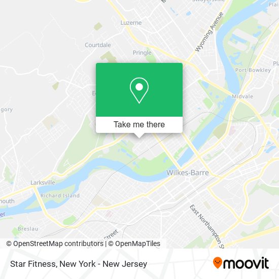 Star Fitness map