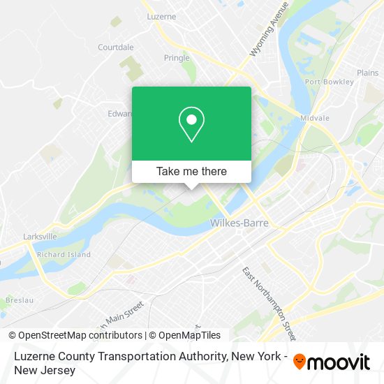 Luzerne County Transportation Authority map