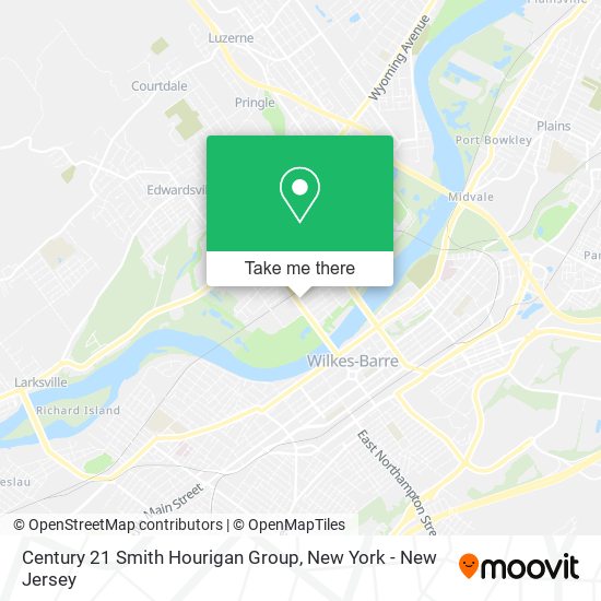 Century 21 Smith Hourigan Group map